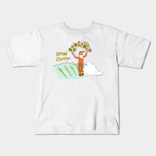 spread cheer // retro christmas surf art by surfy birdy Kids T-Shirt